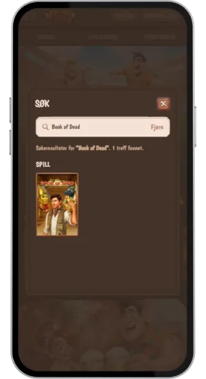Søk i casinobibliotek etter Book of Dead