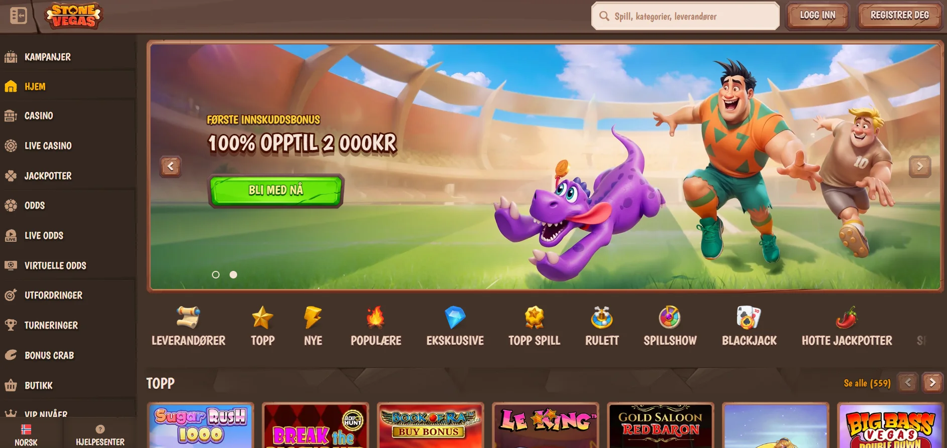 Stonevegas bonus
