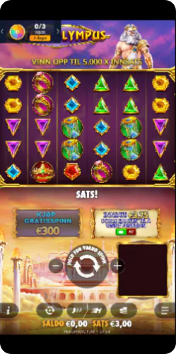 Gates of Olympus hovedskjerm