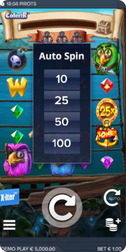 Pirots automatiske rotasjoner