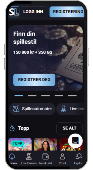 Katalog med spilleautomater sortert etter kategorier