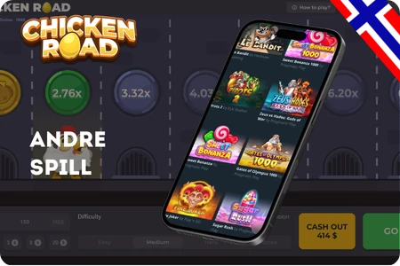Chicken Road og andre populære automater
